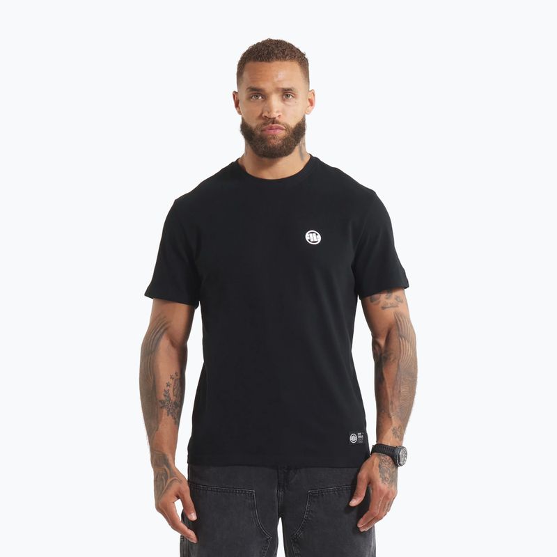 Maglietta Pitbull Small Logo da uomo, nero