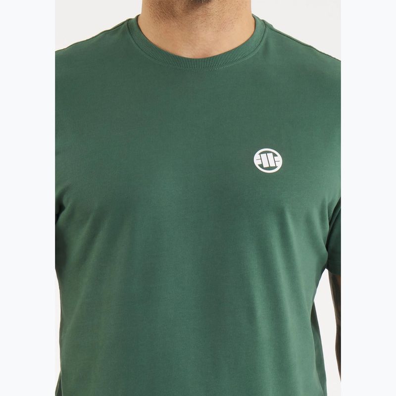 Maglietta Pitbull Small Logo uomo verde 4