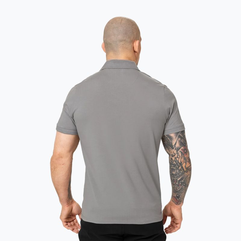 Maglia Polo Pitbull Uomo Piccolo Logo grigio 3