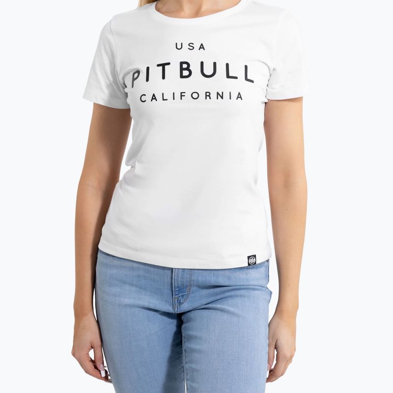 Maglietta Pitbull Usa da donna Cal white 4