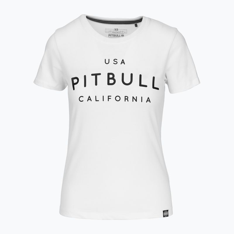 Maglietta Pitbull Usa da donna Cal white