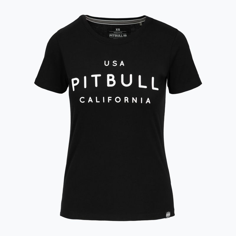 Maglietta Pitbull Usa donna Cal nero
