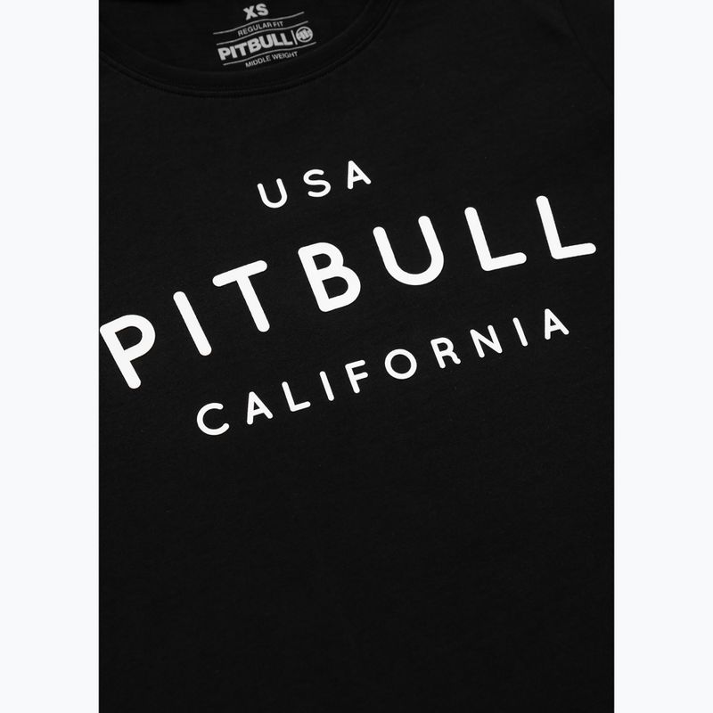 Maglietta Pitbull Usa donna Cal nero 4