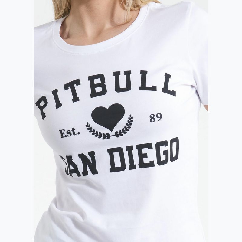 Maglietta Pitbull Love PB donna bianco 5