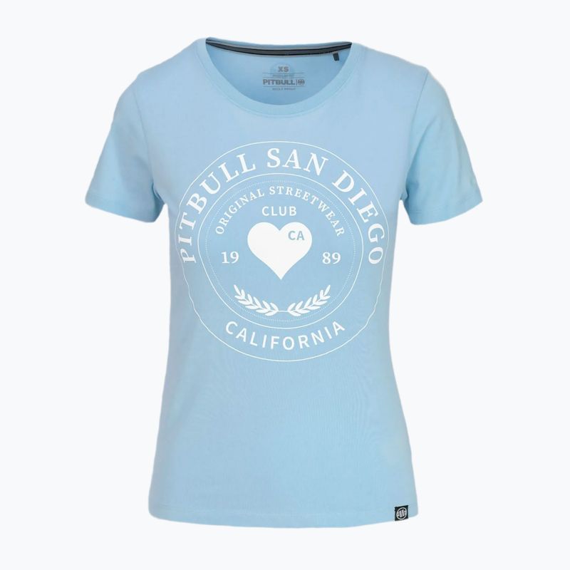 Maglietta Pitbull Heartie donna blu chiaro