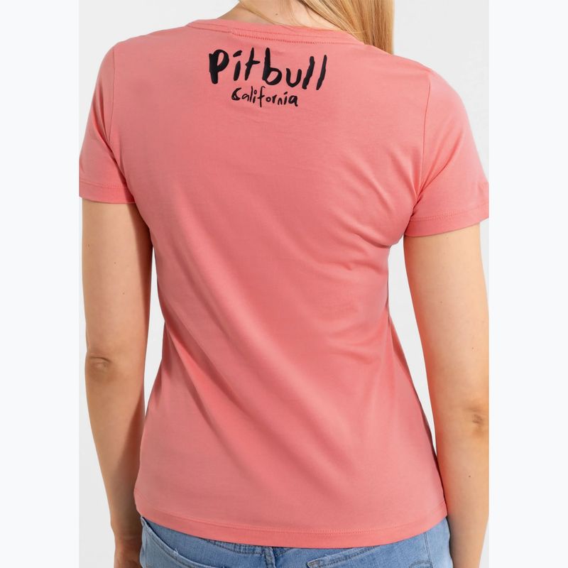Maglietta Pitbull donna Acquerello corallo 5