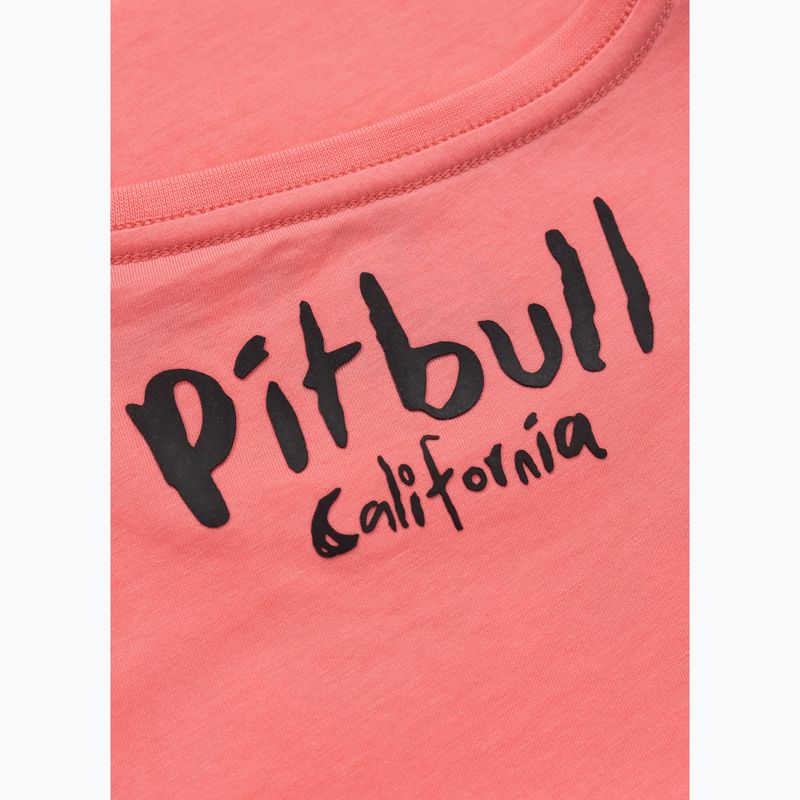 Maglietta Pitbull donna Acquerello corallo 5