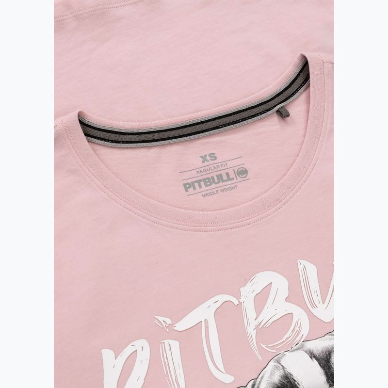 Maglietta da donna Pitbull Puppy 2 rosa polvere 7