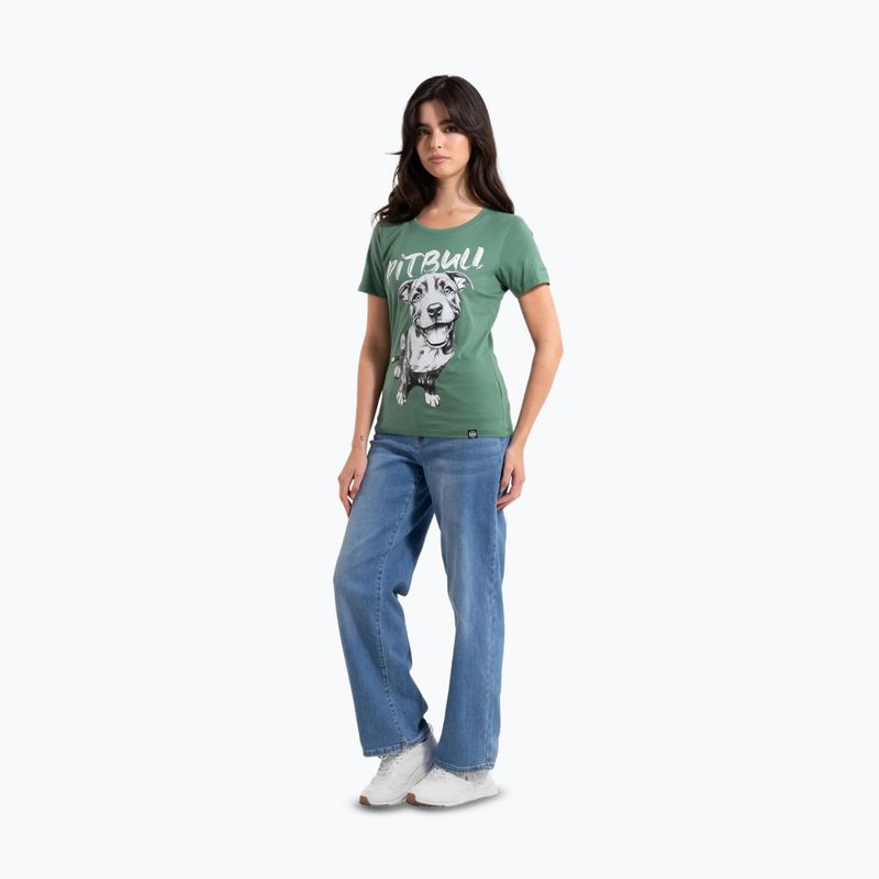 Maglietta da donna Pitbull Puppy 2 menta 2