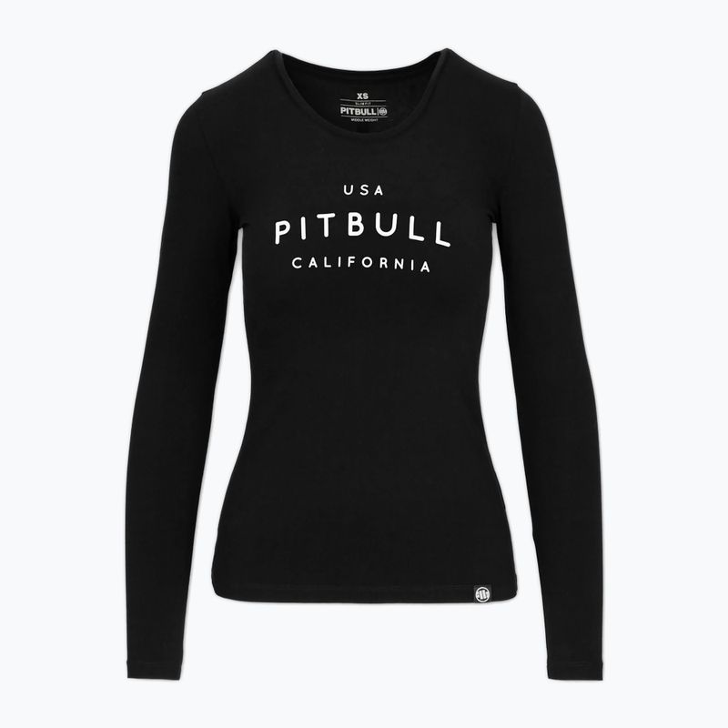 Pitbull Usa Cal Slim Fit Longsleeve donna nero 7