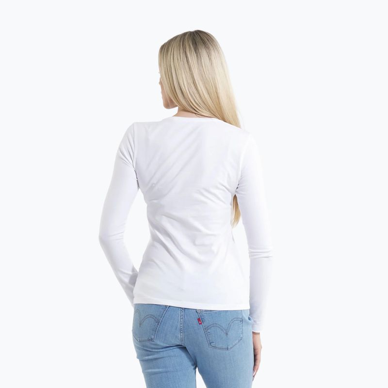 Pitbull Usa Cal Slim Fit Longsleeve donna bianco 3