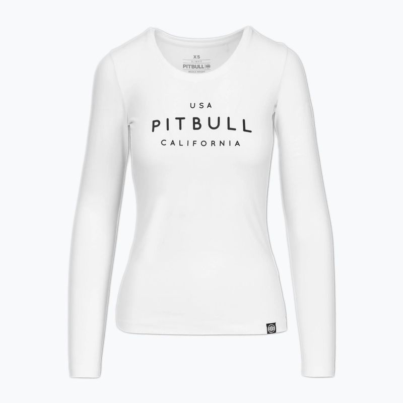 Pitbull Usa Cal Slim Fit Longsleeve donna bianco 6