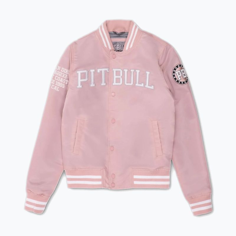 Giacca Pitbull donna Tequila 3 Varsity rosa chiaro