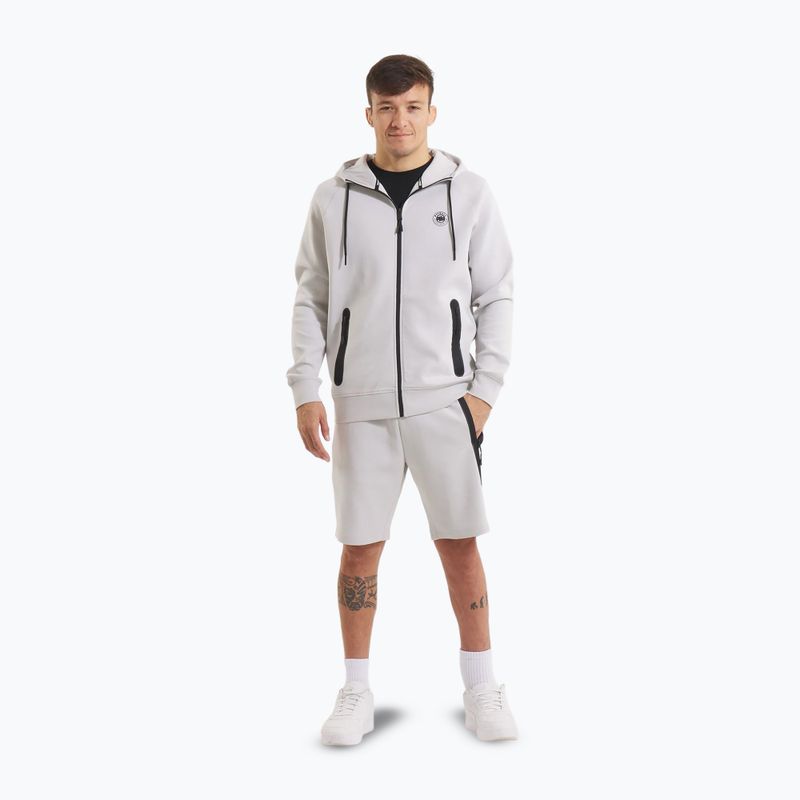 Felpa con cappuccio e zip Pitbull Dogwood da uomo, bianco/blu 2