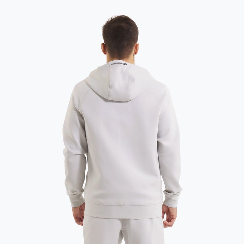 Felpa con cappuccio e zip Pitbull Dogwood da uomo, bianco/blu 3