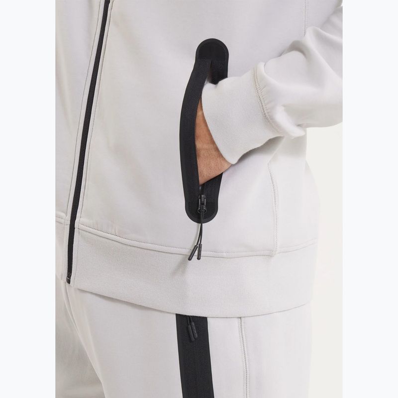 Felpa con cappuccio e zip Pitbull Dogwood da uomo, bianco/blu 5