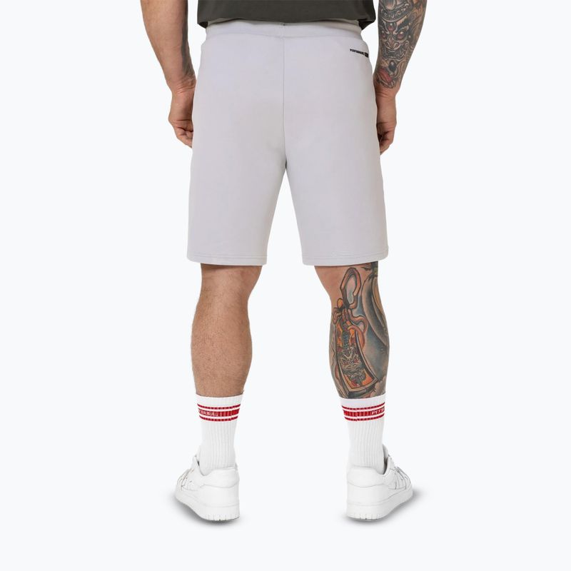 Pantaloncini Pitbull Dogwood Sport da uomo bianco/blu 4