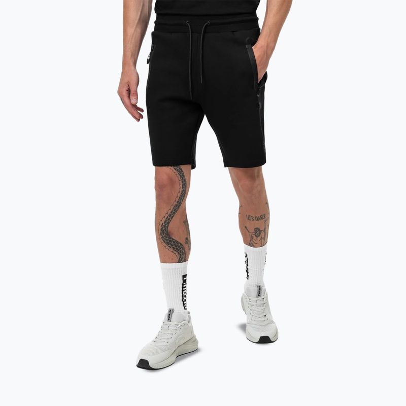 Pantaloncini Pitbull Dogwood Sport da uomo, nero