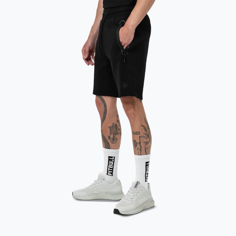 Pantaloncini Pitbull Dogwood Sport da uomo, nero 4