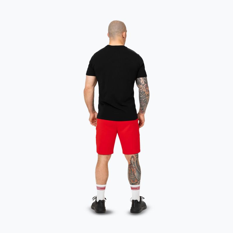 Pantaloncini da uomo Pitbull Dogwood Sport fluo/rosso 3