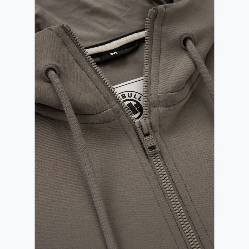Felpa uomo Pitbull Sampson Hooded Zip Sweatshirt taupe 9