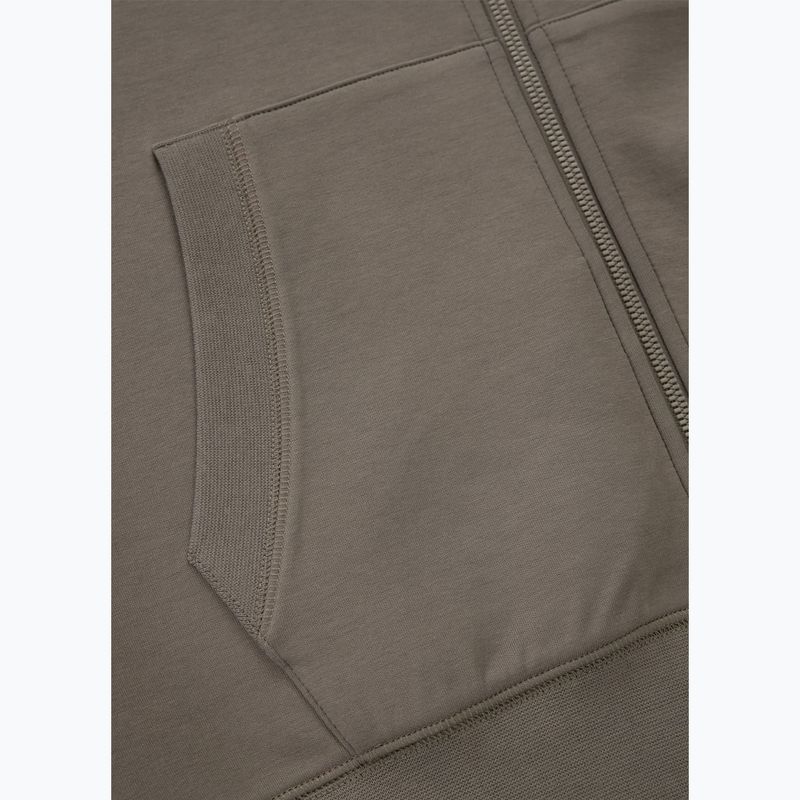 Felpa uomo Pitbull Sampson Hooded Zip Sweatshirt taupe 12