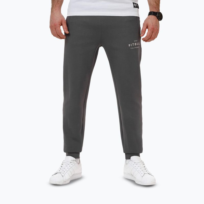 Pantaloni da corsa Pitbull Sampson da uomo, grafite