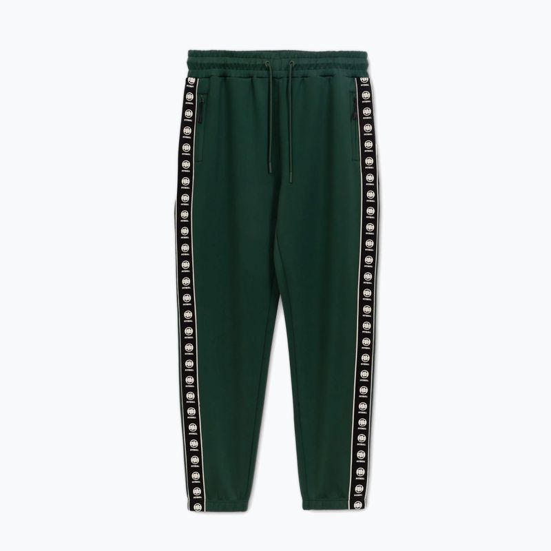 Pantaloni da corsa Pitbull da uomo Powers verde bottiglia