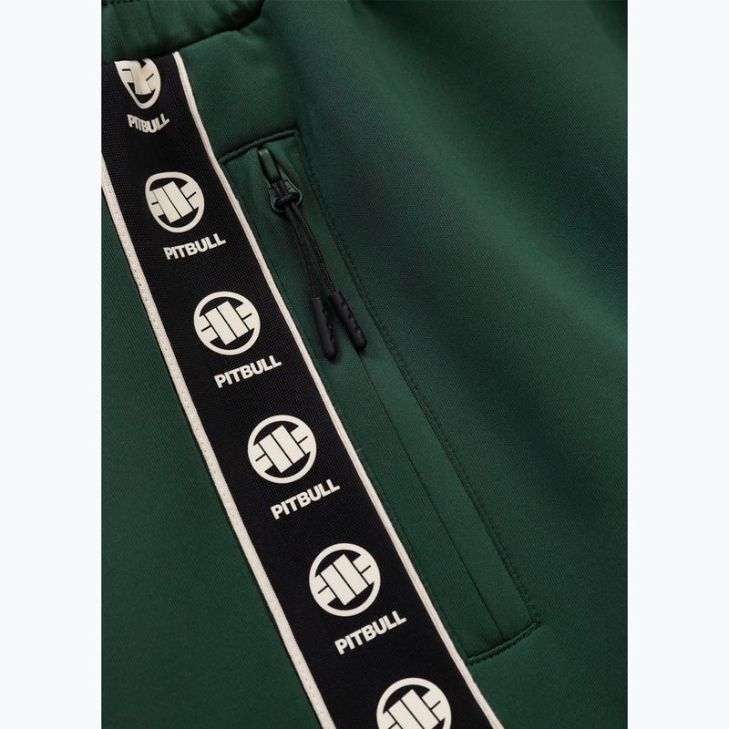 Pantaloni da corsa Pitbull da uomo Powers verde bottiglia 4