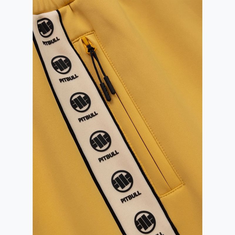 Pantaloni da corsa Pitbull da uomo Powers giallo pallido 8