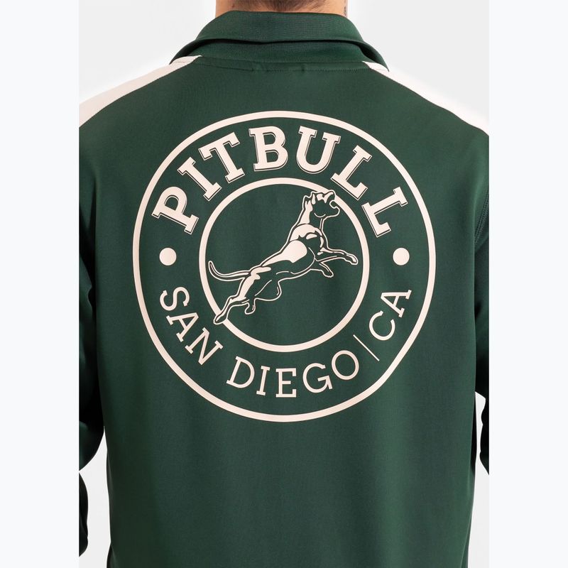 Giacca da ginnastica Pitbull San Diego verde bottiglia uomo 5