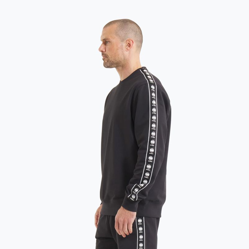 Felpa uomo Pitbull Tape Nugget Crewneck nero 4