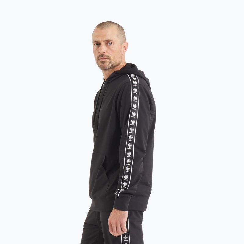 Felpa da uomo con cappuccio Pitbull Tape Nugget nero 4