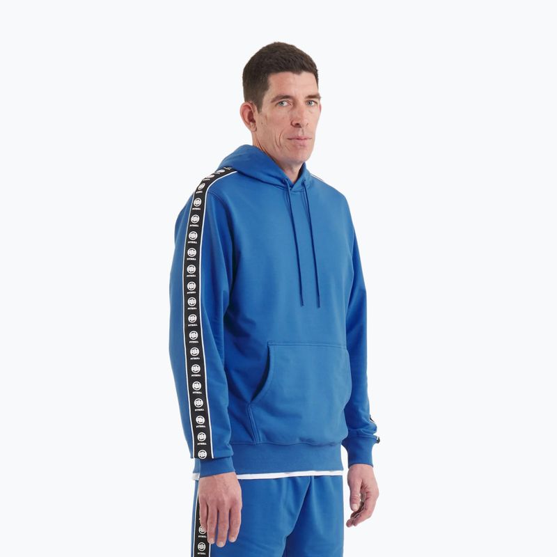 Felpa con cappuccio Pitbull Tape Nugget Uomo blu elettrico