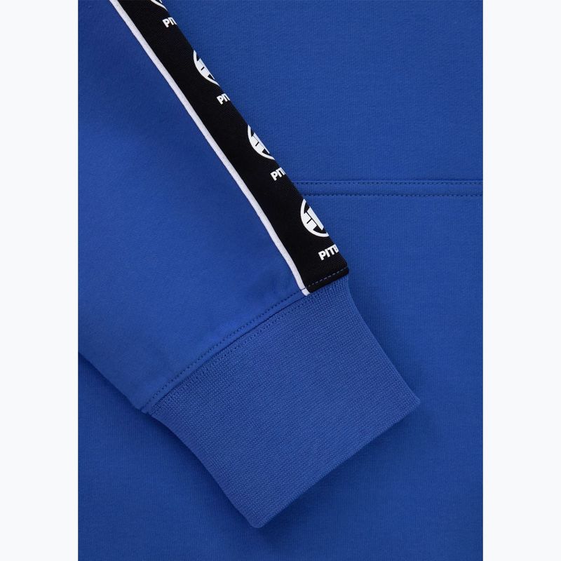 Felpa con cappuccio Pitbull Tape Nugget Uomo blu elettrico 10