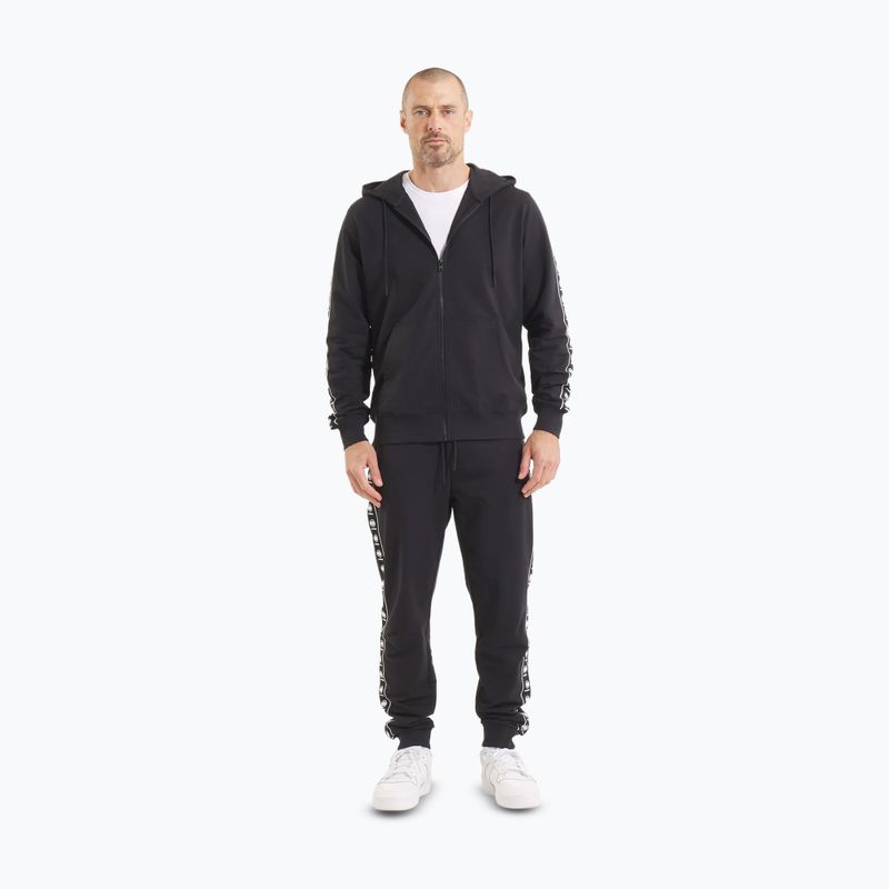 Felpa con cappuccio e zip Pitbull Tape Nugget Uomo, nero 2
