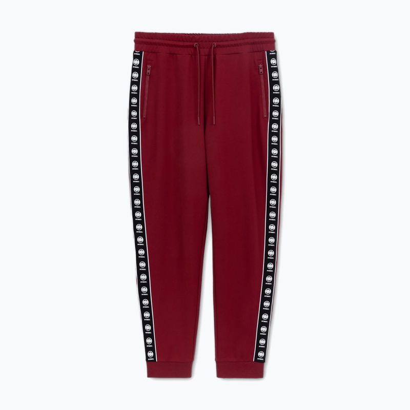 Pantaloni da jogging Pitbull Tape Nugget da uomo bordeaux 5