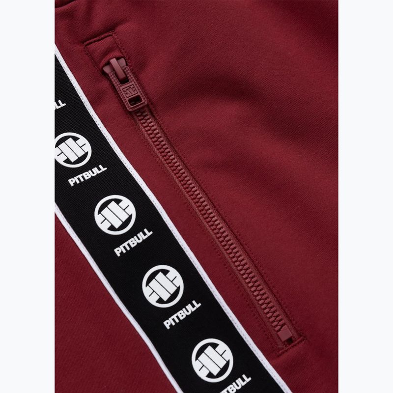 Pantaloni da jogging Pitbull Tape Nugget da uomo bordeaux 8
