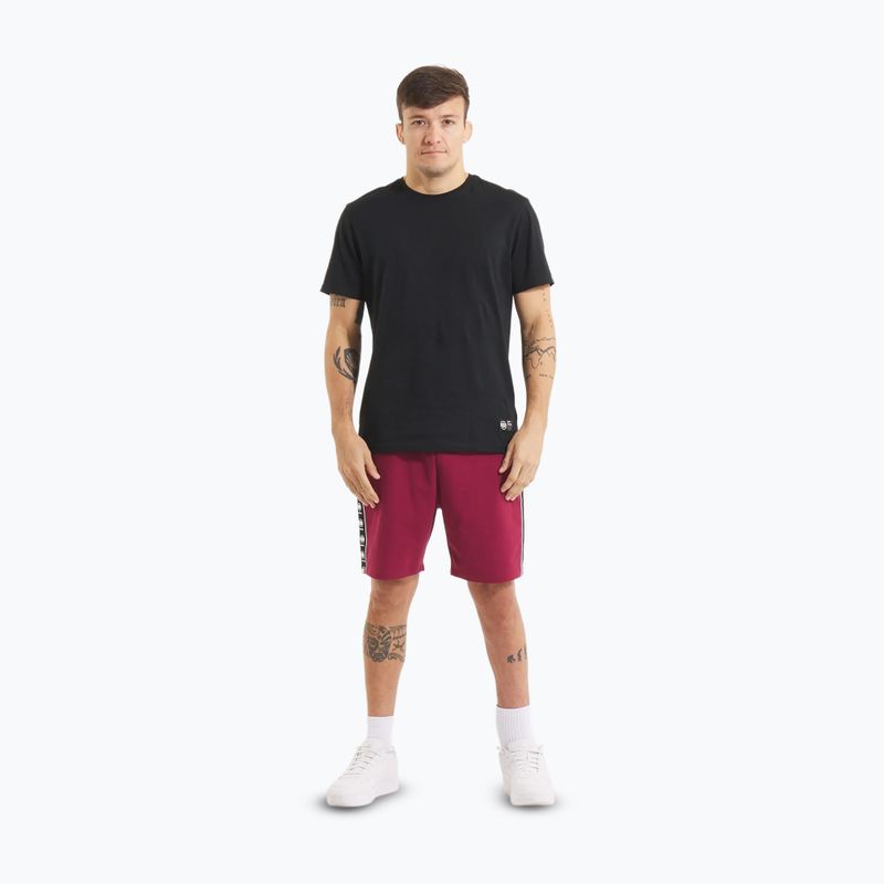 Pantaloncini Pitbull Tape Nugget uomo bordeaux 2