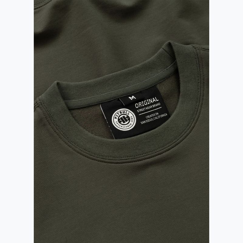 Pitbull Para Bellum Uomo Felpa girocollo verde antico 6