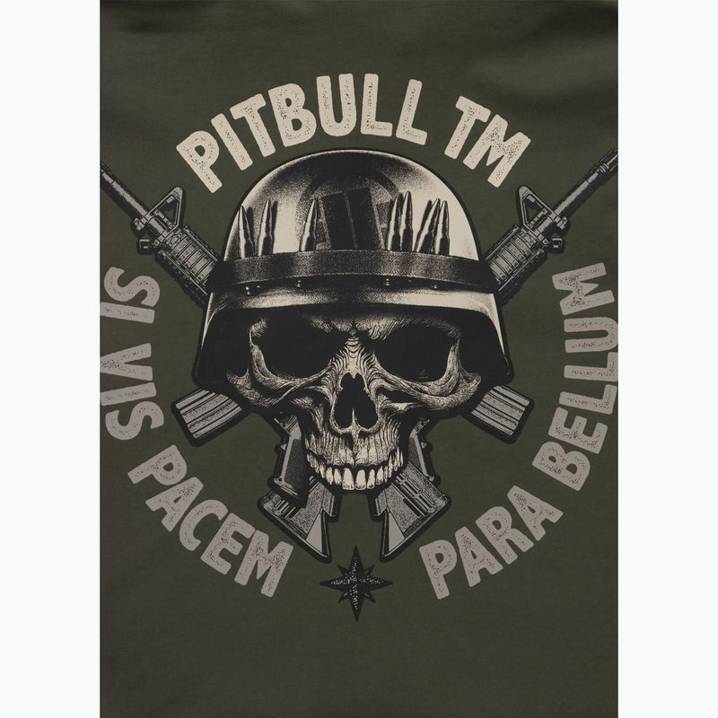 Pitbull Para Bellum Uomo Felpa girocollo verde antico 8