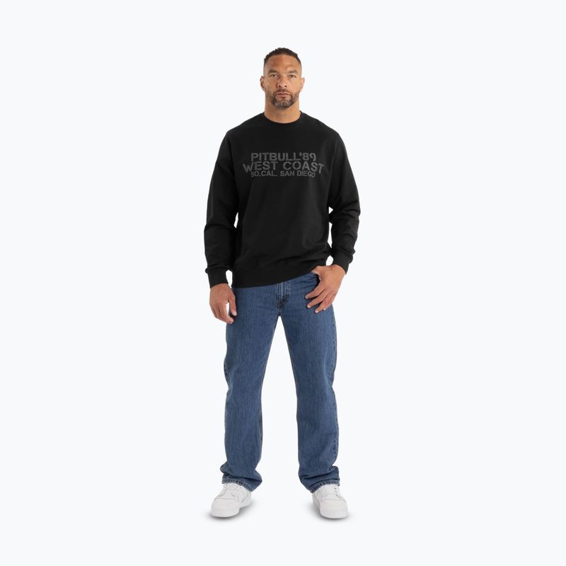 Felpa uomo Pitbull Driving Crewneck nero 2