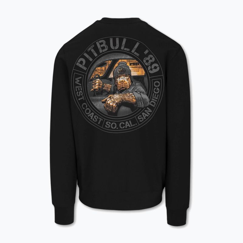 Felpa uomo Pitbull Driving Crewneck nero 6