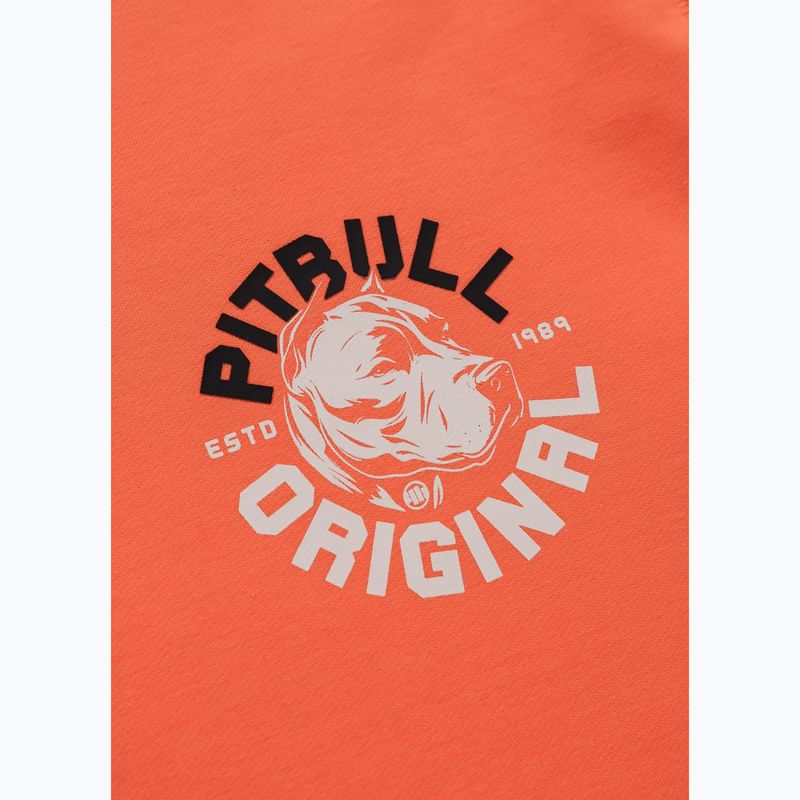 Felpa a girocollo Pitbull Dog Sd da uomo, salmone brillante 5