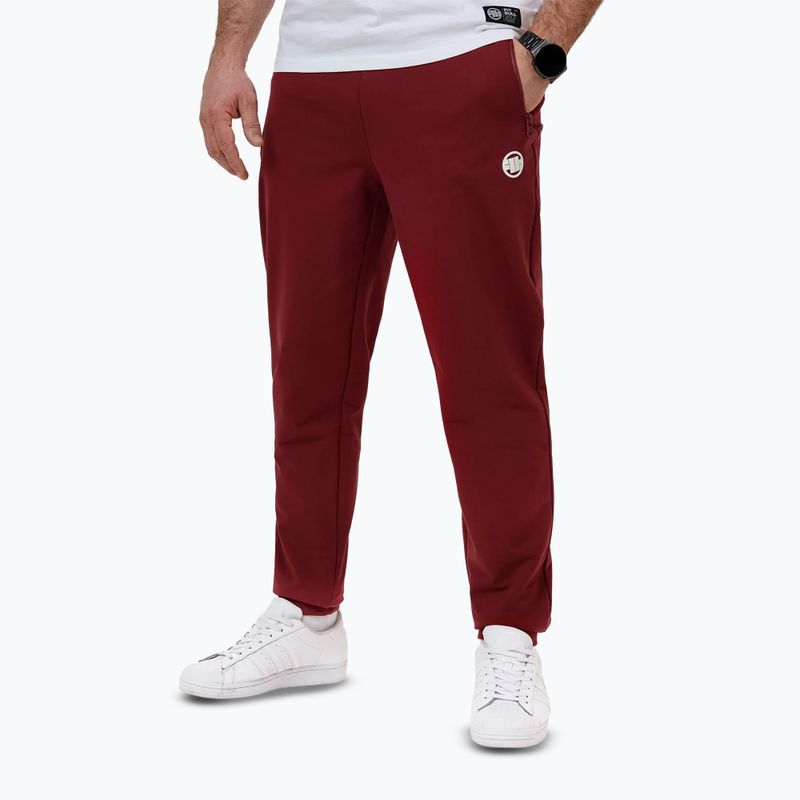 Pantaloni da jogging Pitbull Nugget da uomo bordeaux
