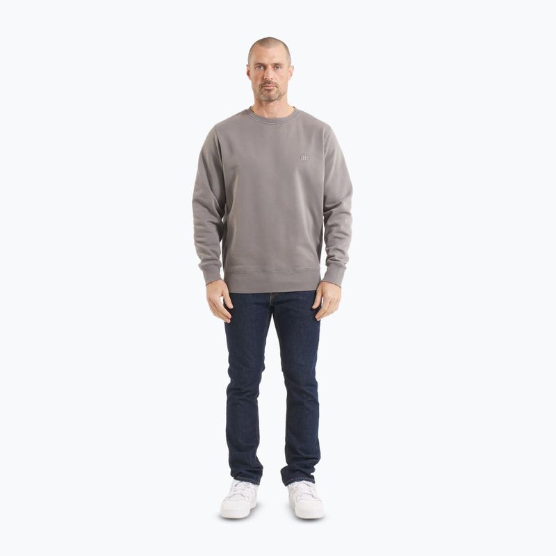 Felpa Pitbull Lancaster 2 Crewneck da uomo, grigio slavato 2