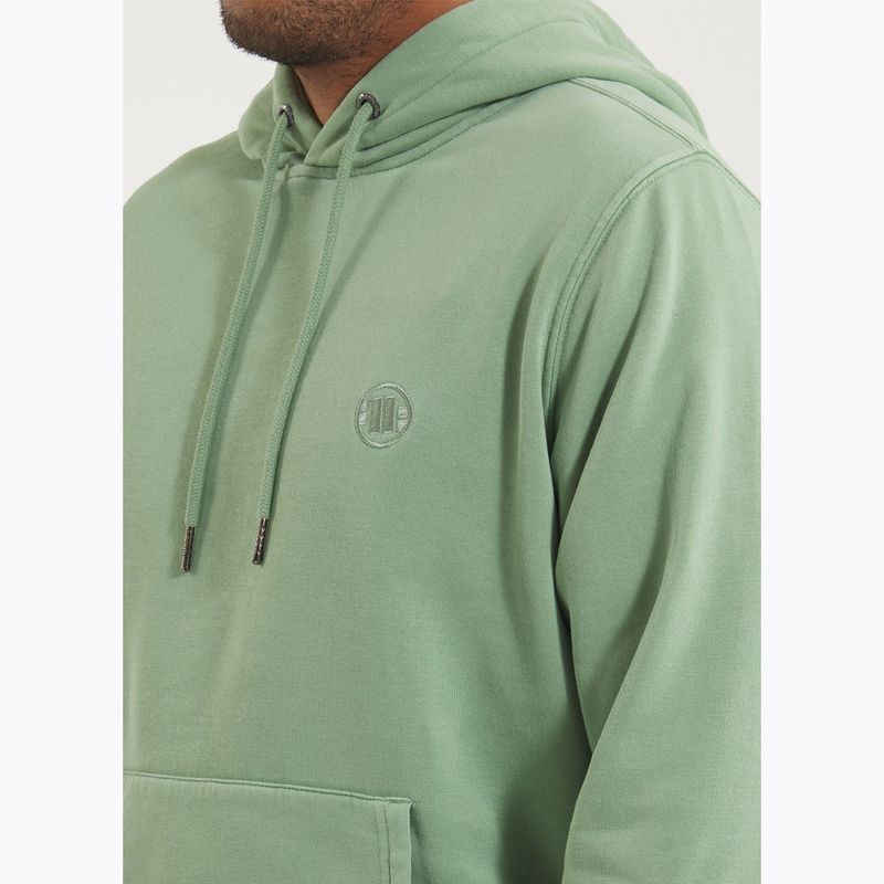 Felpa con cappuccio Pitbull Lancaster 2 da uomo, verde slavato 4