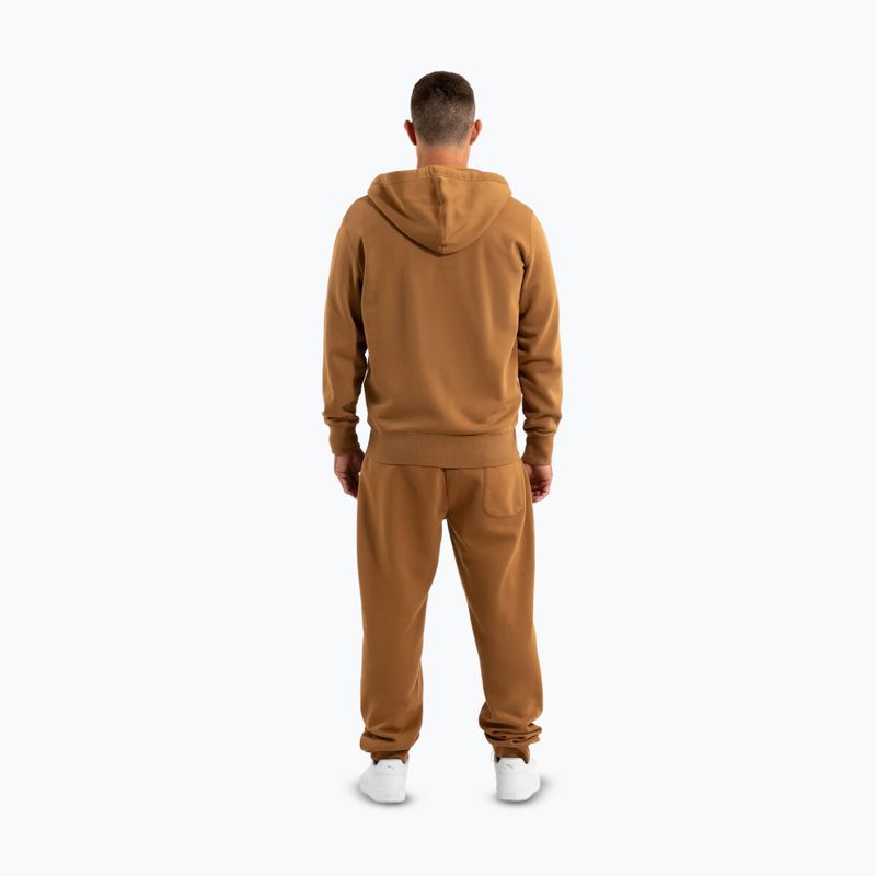 Felpa con zip e cappuccio Pitbull Lancaster 2 da uomo, giallo miele 3