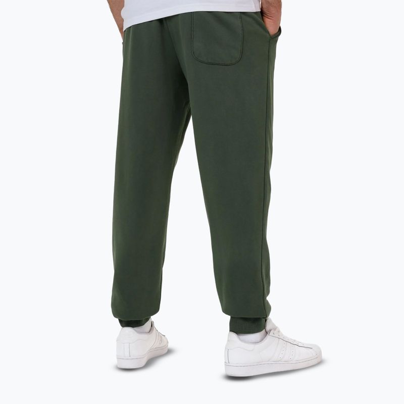 Pantaloni da corsa Pitbull Lancaster 2 da uomo verde salvia 2