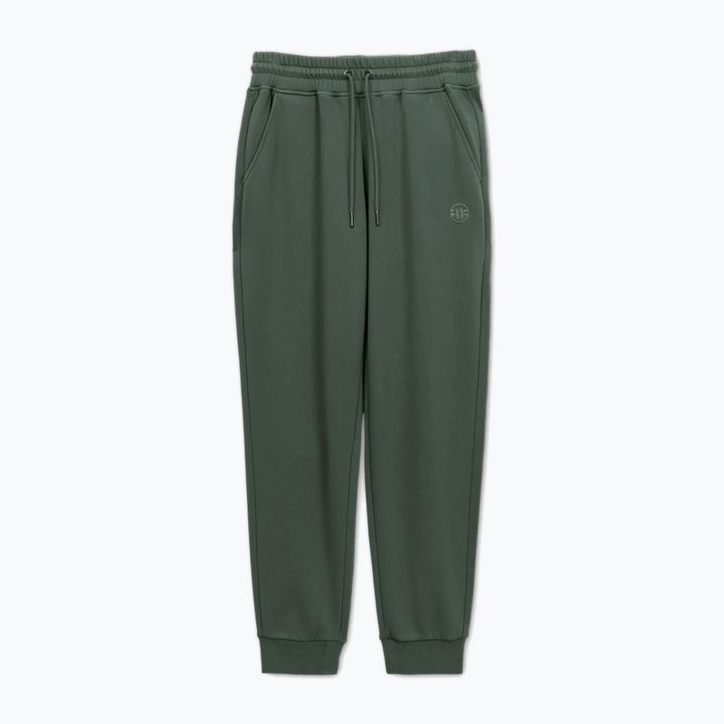 Pantaloni da corsa Pitbull Lancaster 2 da uomo verde salvia 4